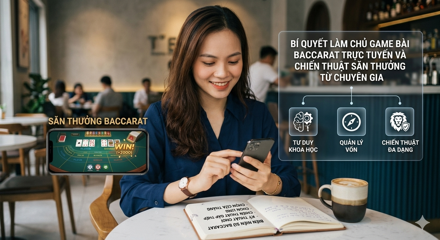 Bí quyết làm chủ game bài baccarat trực tuyến và chiến thuật săn thưởng từ chuyên gia